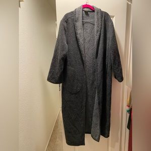 CP shades Sausalito grey full length wool, alpaca, nylon coat size medium